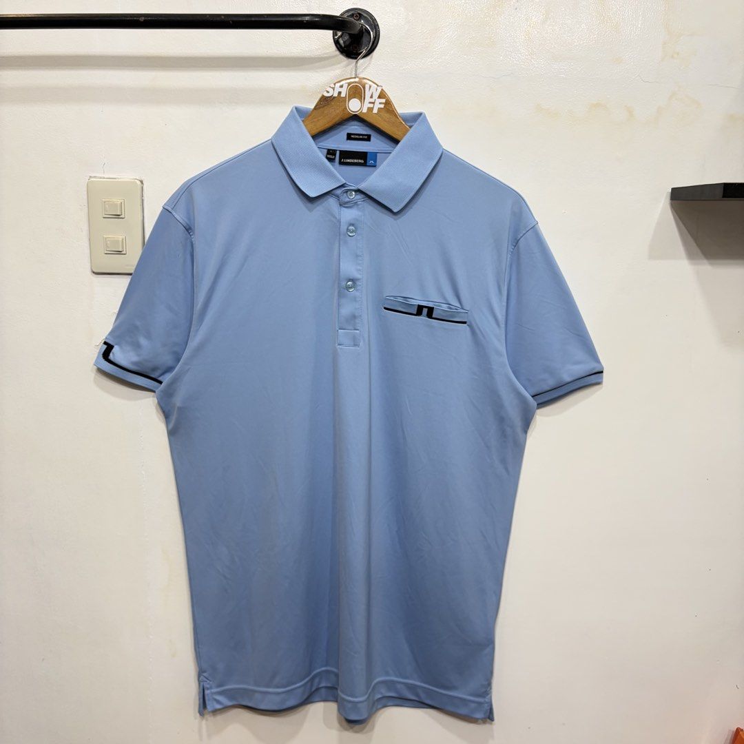 j.lindeberg polo shirt (Category: Tshirts & Polo Shirts ) located in Santa Rosa. Submitted by gardenofthrifts (Listing ID 1462915528, Image 1). Description: Shirt ₱2880 Large Width: 22.5 Length: 28.5 10/10 Condition Comment “Mine” below to purchase..