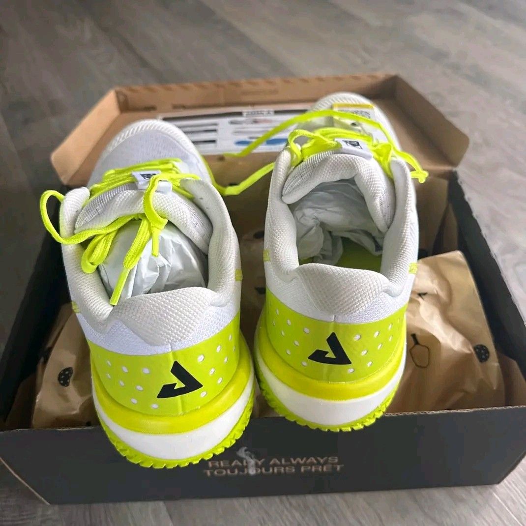 Joola shoes (Category: Racket and Ball Sports) located in Manila. Submitted by puretiger_a2ce98 (Listing ID 1462952771, Image 2). Description: Available size Women's &Men's We Accept COD Required DP Same-Day Deliver Worldwide.