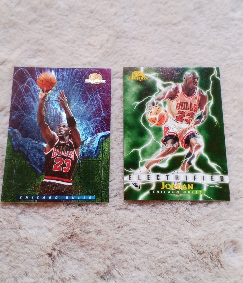 JORDAN MELTDOWN (SOLD) AND ELECTRIFIED NBA CARDS (Category: Raw Singles) located in Marikina City. Submitted by windeq15 (Listing ID 1463105828, Image 1). Description: FOR SALE NBA CARDS Bawal po sa maselan, 90's card na Po ito, pero kaka-pull lang last March. Wag pong Kunin kung di sigurado at maraming tanong. Kindly zoom-in for issues, kasi magkaiba tayo Ng perception sa Card. FOIL CARDS ARE HARD TO GRADE. Again, old card na Po ito. Manage your