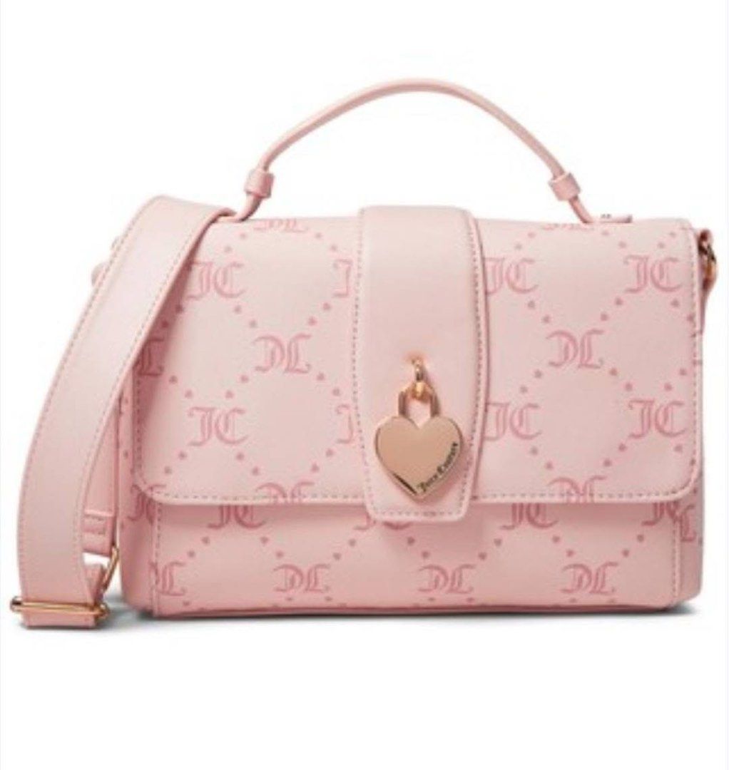 Juicy Couture Blush Pink Sling Bag (Category: Cross-body Bags) located in Muntinlupa City. Submitted by pink_strawberry_collections (Listing ID 1463001412, Image 1). Description: Juicy Couture Pink Slingbag (Brand New) Has sling. Bought in the US. 💯 Original Color may slightly vary due to lighting. Payment first policy. All sales are final. No return, no exchange. Shipping fee will be shouldered by the buyer..