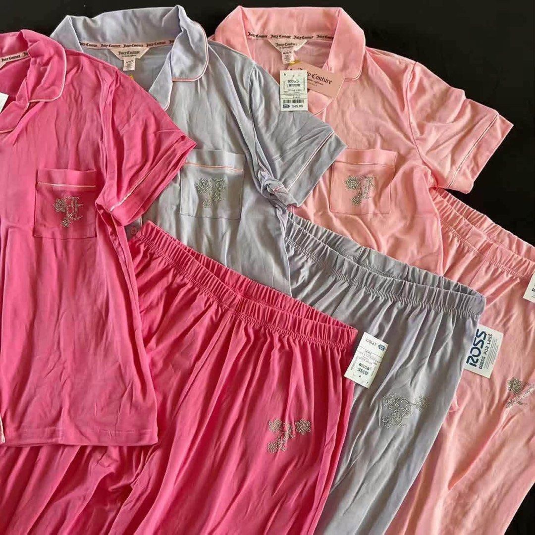 Juicy Couture Sleepwear💗 (Category: Sleep and Loungewear) located in Manila. Submitted by proxeeshopper (Listing ID 1463086429, Image 3). Description: ✨ Juicy Couture Sleepwear ✨ Available in dreamy shades of Light Purple, Light Pink, Pink, and Fuchsia Pink. 💕🎀 Sizes available: Small, Medium & Large📏 Pretty, feminine, and perfect for your cozy nights in. 💤✨.