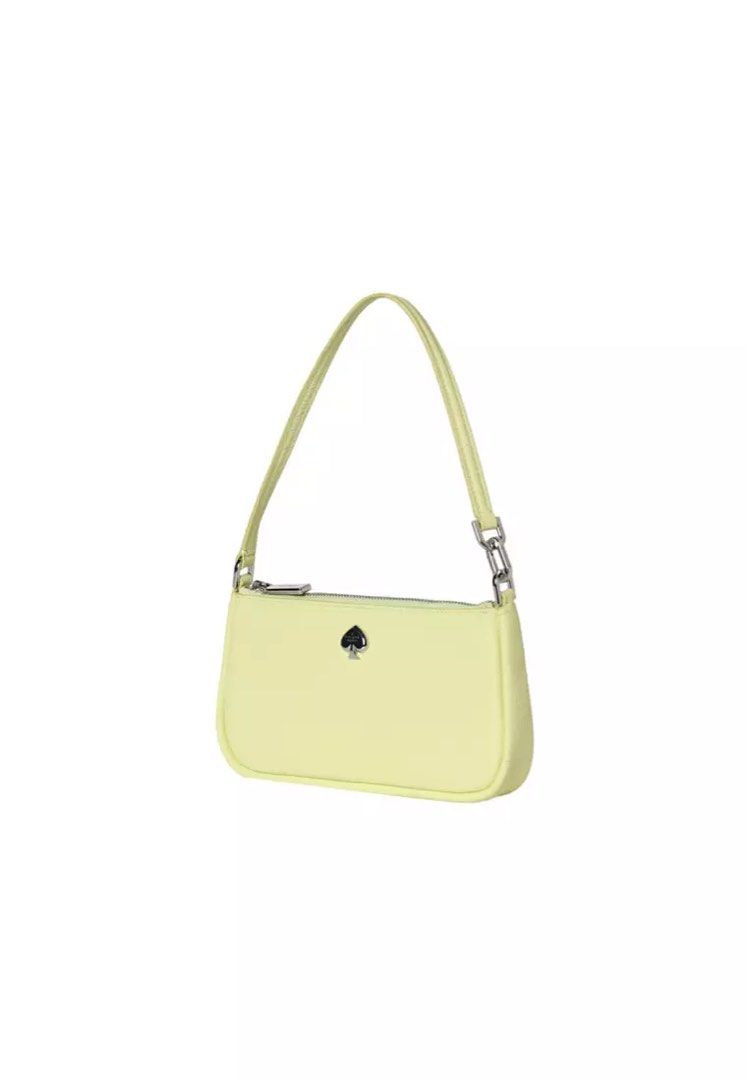 Kate Spade Yellow Leather Shoulder Bag (Category: Luxury Bags & Wallets) located in Manila. Submitted by mariii10 (Listing ID 1463014810, Image 3). Description: - Cute yellow shoulder bag from Kate Spade - Made of genuine leather - Secure zip closure - Stylish silver hardware details - Small and compact, ideal for carrying essentials - Adds a perfect pop of color to any outfit.
