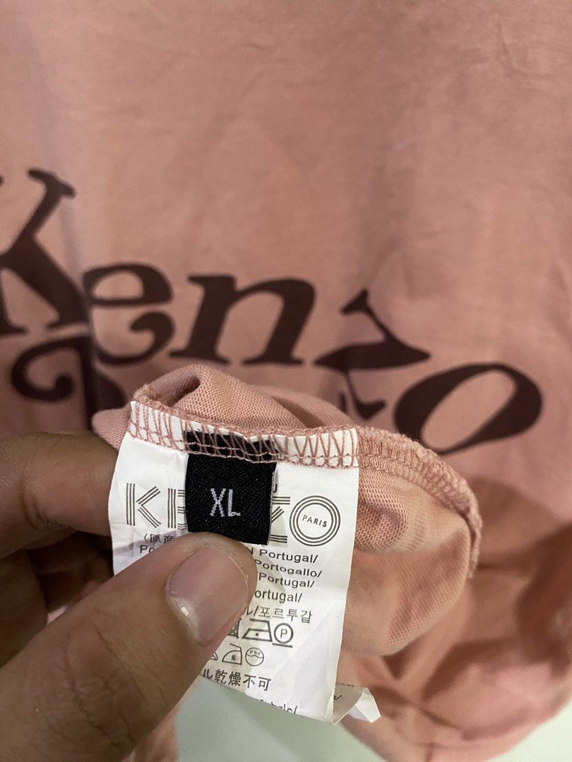 KENZO X VERDY LOGO (Category: Luxury Apparel) located in Rizal. Submitted by thrift.cartel (Listing ID 1463094918, Image 3). Description: MISSING RED NECK TAG LASER PRINT.