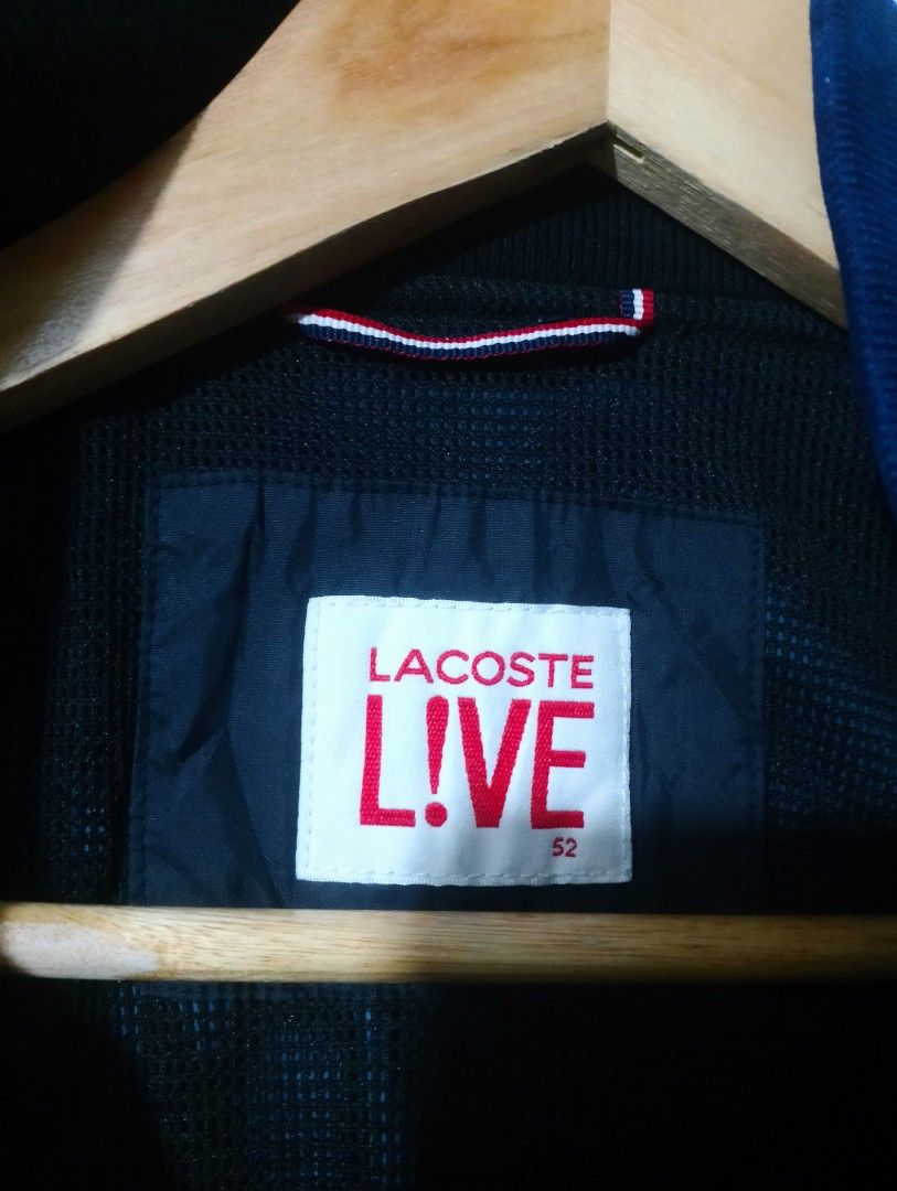 Lacoste live (Category: Coats, Jackets and Outerwear) located in Iligan City. Submitted by jh_pr0 (Listing ID 1462951415, Image 2). Description: Lacoste live Good as new 23x28 9.8/10 no issue 3k+sf.