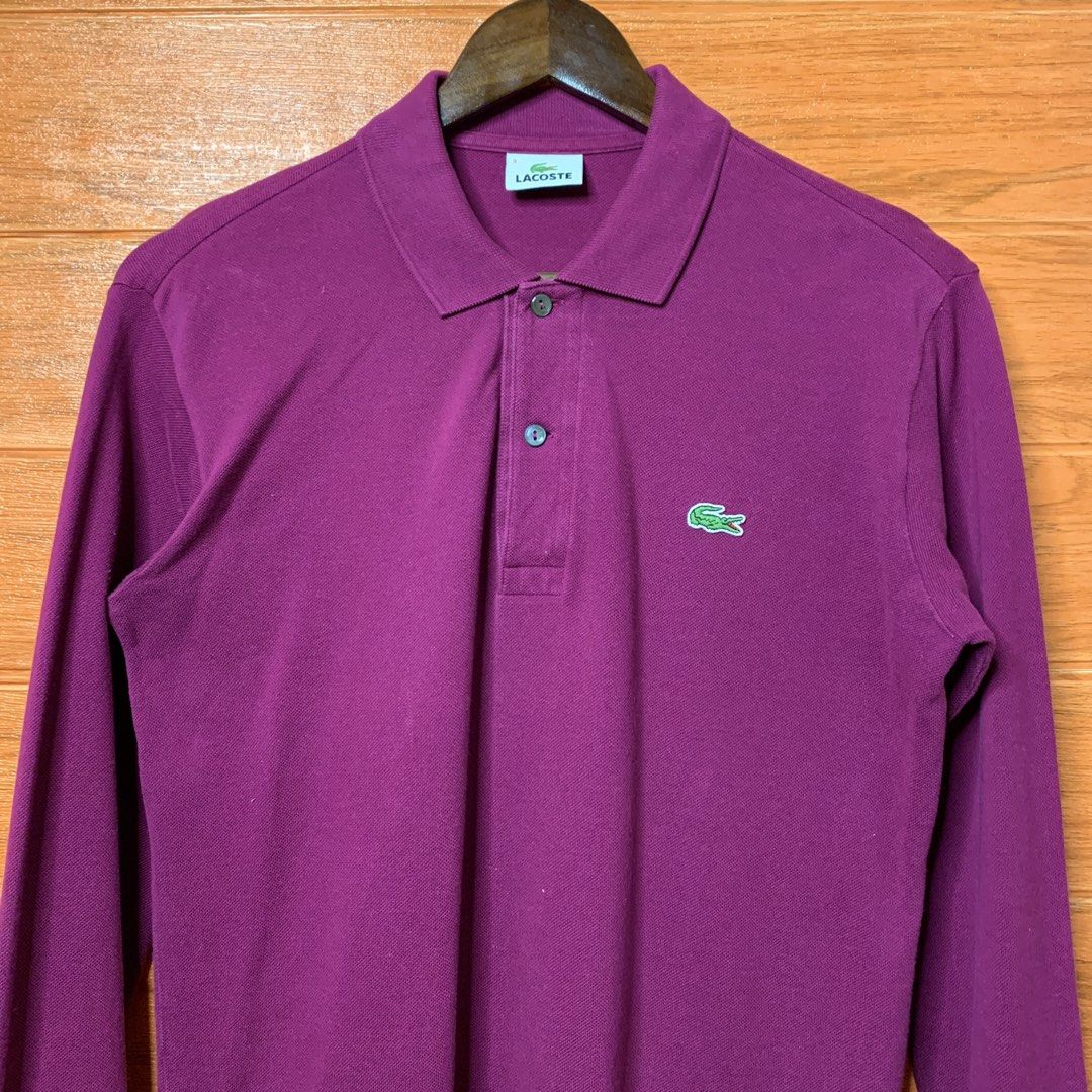 Lacoste Polo long sleeves (Category: Tshirts & Polo Shirts ) located in Quezon City. Submitted by donklasiko (Listing ID 1462937509, Image 3). Description: Condition: 9.5+/10 Pristine condition Issue: non Refer to the dimension 🤗 PM FOR MORE DETAILS NO RETURN, NO EXCHANGE & NO REFUND! ✅I ALSO ACCEPT TRADE/SWAP TO ANYTHING JUST DROP YOUR OFFER Please manage your expectations, this is a secondhand item. What you see is what you get 😊 💵MOP: GCASH