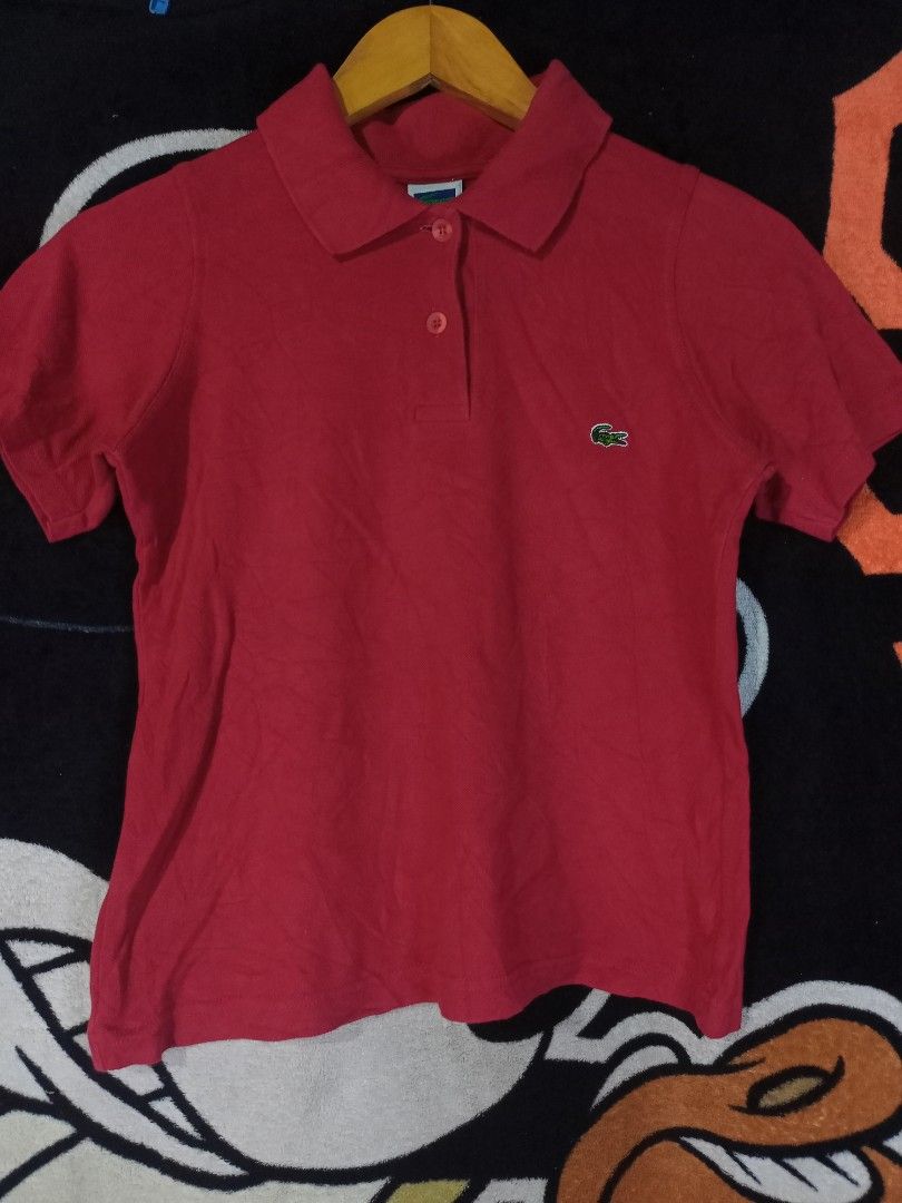 Lacoste Red Polo Shirt (Category: Tshirts & Polo Shirts ) located in Castilla. Submitted by stignapamorma (Listing ID 1463117989, Image 1). Description: Size - 16x20 Condition - Excellent Color Rate - 9/10 Issue - None Price - 600+SF.