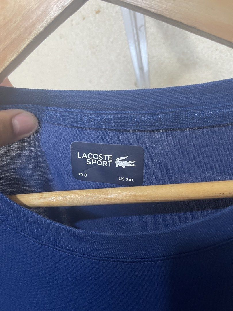Lacoste Sport Big Logo Tee (Category: Activewear) located in Tuguegarao City. Submitted by elyks11 (Listing ID 1463016982, Image 3). Description: 23x31 as new solid.