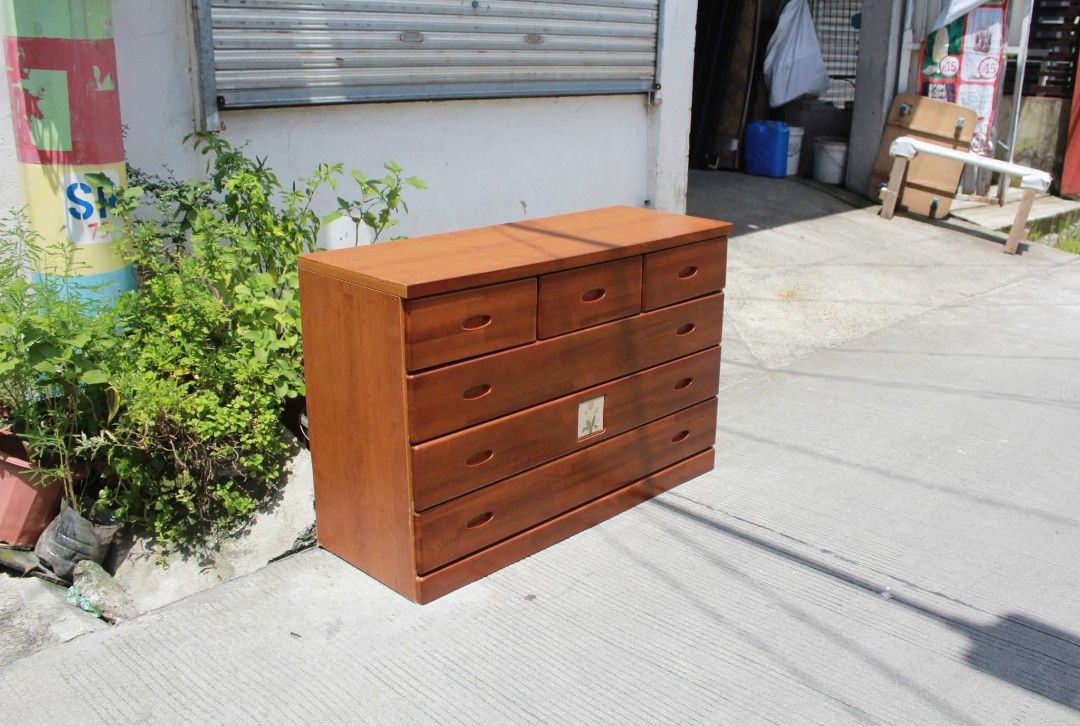 Lateral Drawer (Category: Shelves, Cabinets & Racks) located in Meycauayan. Submitted by marygracecasimiro (Listing ID 1463051199, Image 3). Description: Lateral Wooden Drawer 6 pull-out drawers L:47 • W:17 ½ • H:30 ¾ inches 9,200 pesos only💜💜.