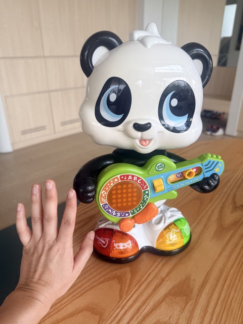 Leap Frog Dancing Panda (Category: Infant Playtime) located in San Juan City. Submitted by clever_chic (Listing ID 1462891382, Image 2). Description: Leap Frog dancing panda Like new Great for learning sounds, ABCs and others.