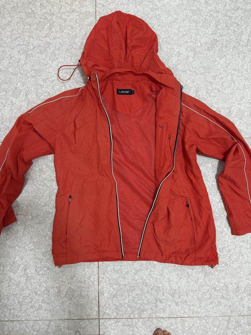 LECAF windbreaker-Jacket (Category: Coats, Jackets and Outerwear) located in San Juan, La Union. Submitted by prickleberry.ph (Listing ID 1462965490, Image 1). Description: LECAF ALMOST NEW BUT HAS minimal stains (cant be seen ww) size Small.