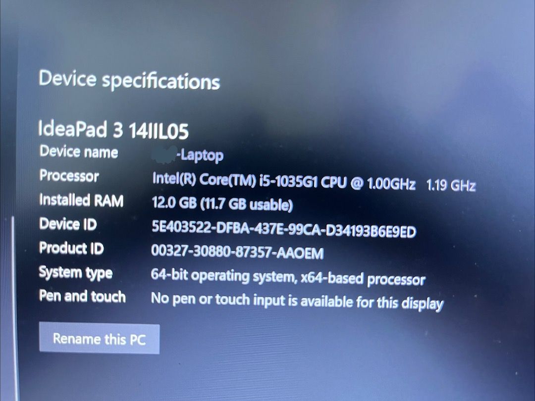 Lenovo Ideapad Slim 3 Laptop with NVIDIA Graphics (Category: Laptops & Notebooks) located in Manila. Submitted by ayab1 (Listing ID 1463038962, Image 2). Description: Send your offer.
