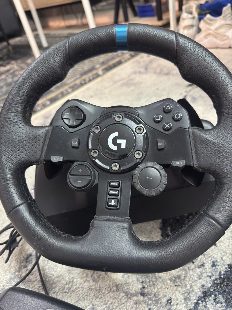 Logitech G923 Wheel and pedals + Shifter (PS/PC/Xbox) RUSH 10k (Category: Controllers) located in Pasig City. Submitted by robbiseraphin (Listing ID 1463065092, Image 2). Description: 🎮 Selling: Logitech G923 Wheel and pedals + Shifter (PS/PC/Xbox) - comes with wheel + pedals and shifter! - good condition! Pwede mag video call for assurance - no box na. Can provide ecobag 💰 For only 10,000 php! —————— 📱PM me if you have any questions .