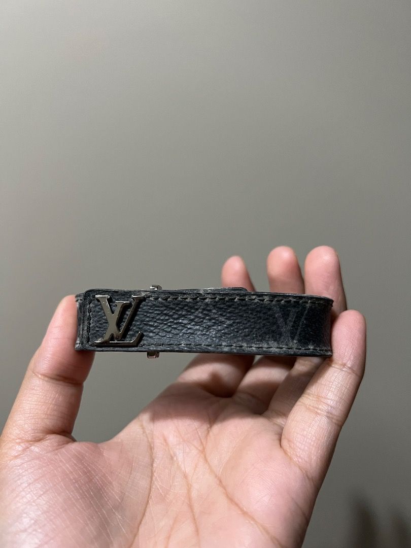 Louis Vuitton Monogram Bracelet (Category: Bracelets) located in Caloocan City. Submitted by gnv_09dce0 (Listing ID 1462939088, Image 3). Description: - Authentic Louis Vuitton bracelet - Features the iconic LV monogram pattern - Silver-tone LV logo hardware - Comes with original Louis Vuitton box - Perfect accessory to elevate your style.