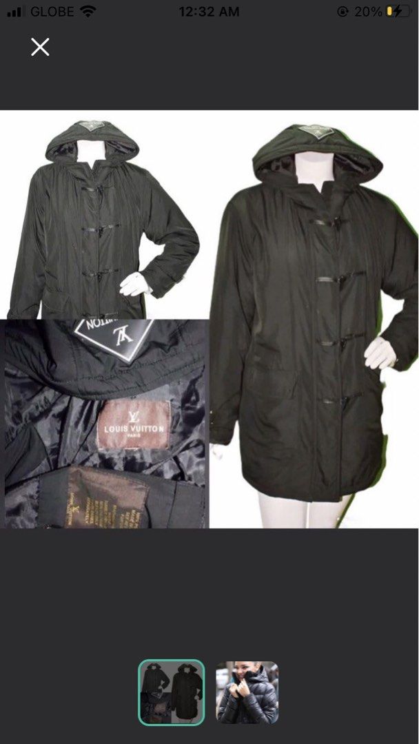 Louis Vuitton Paris Black Hooded Puffer Jacket (Category: Coats, Jackets and Outerwear) located in Marikina City. Submitted by theconstantdeclutterer (Listing ID 1462906400, Image 1). Description: Classic black Louis Vuitton Paris hooded puffer jacket with toggle closures. Medium size. Perfect for layering on cold weather travel. Worth P8,500, sacrifice sale. Order now! .