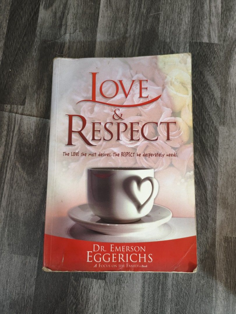 Love & Respect by Dr. Emerson Eggerichs (Category: Children's Books) located in Mandaluyong City. Submitted by aryan0027 (Listing ID 1462943028, Image 1). Description: Condition: Pre-owned/ Vintage. Refer to the photos for actual condition of the book..