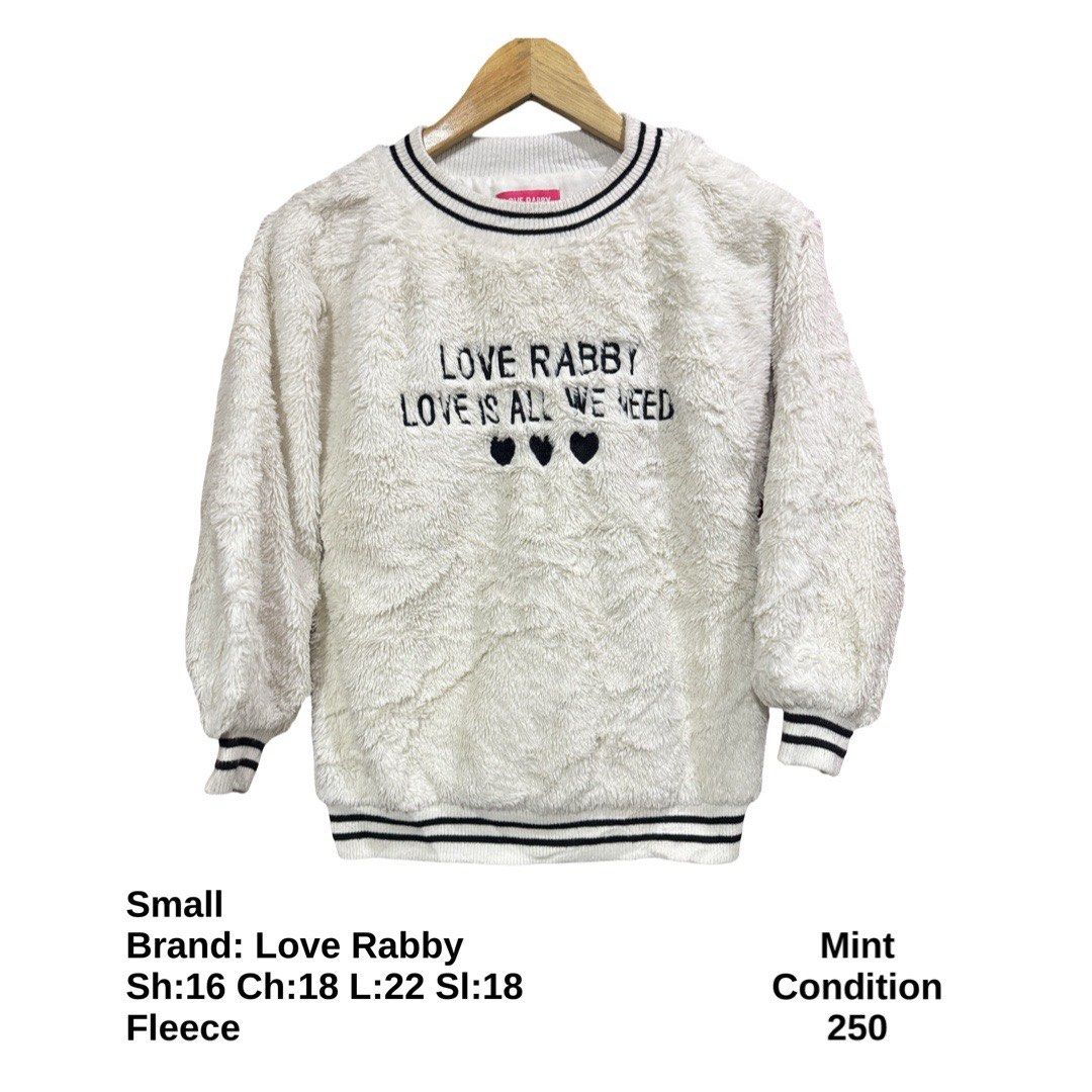 Love Rabby Pullover Fleece (Category: Coats, Jackets and Outerwear) located in Bulacan. Submitted by rlemonfashionshop (Listing ID 1463062825, Image 1). Description: Premium Class Quality Items. Actual Item on Photo with Good/Mint Condition. Message us for inquiries, more information and confirmation. Wash before wearing. Thank you so much..