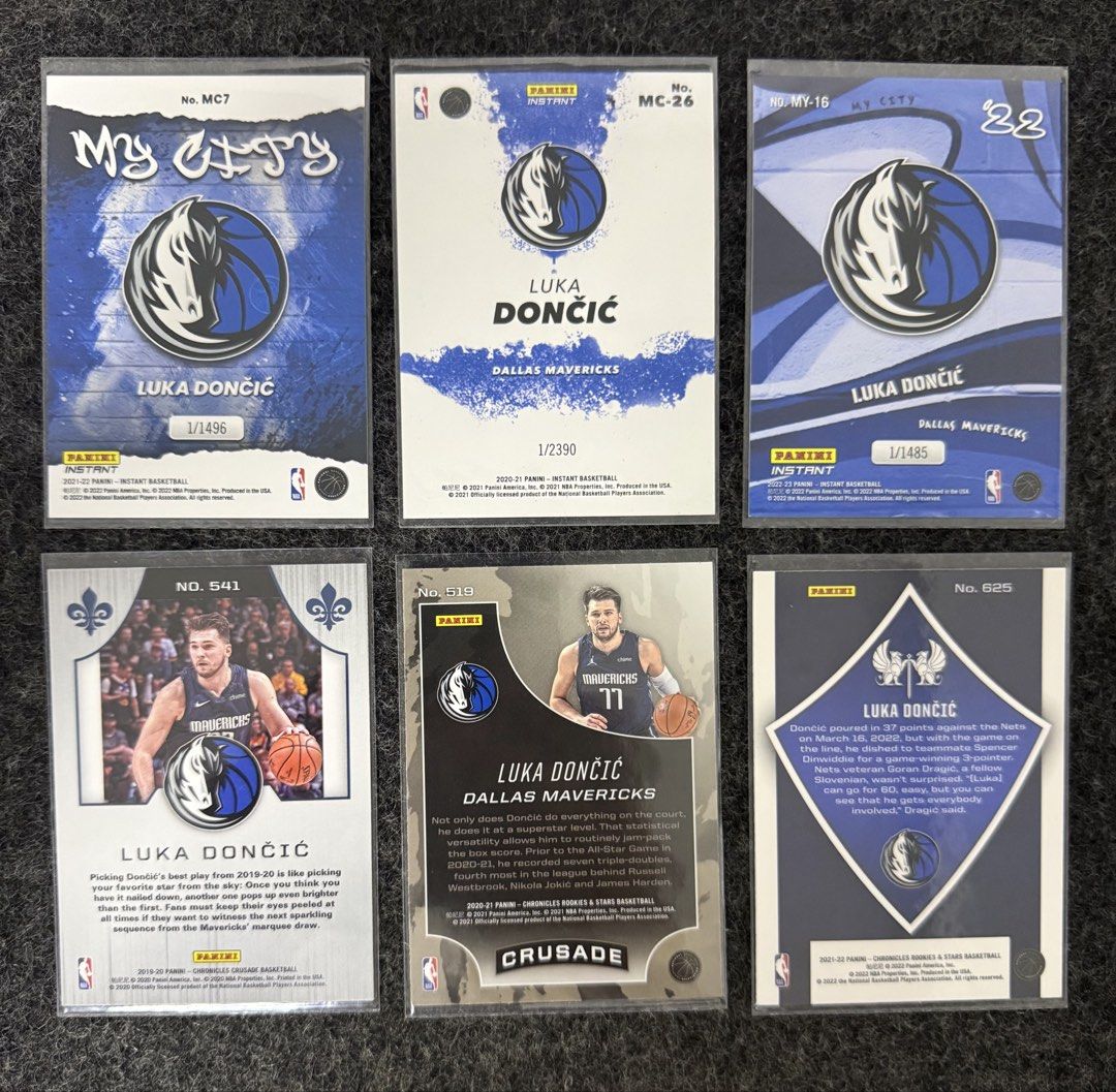 Luka Doncic Cards (6 PCS) (Category: Raw Singles) located in Dagupan City. Submitted by nehpetsaroda (Listing ID 1463034456, Image 2). Description: Sold as set.
