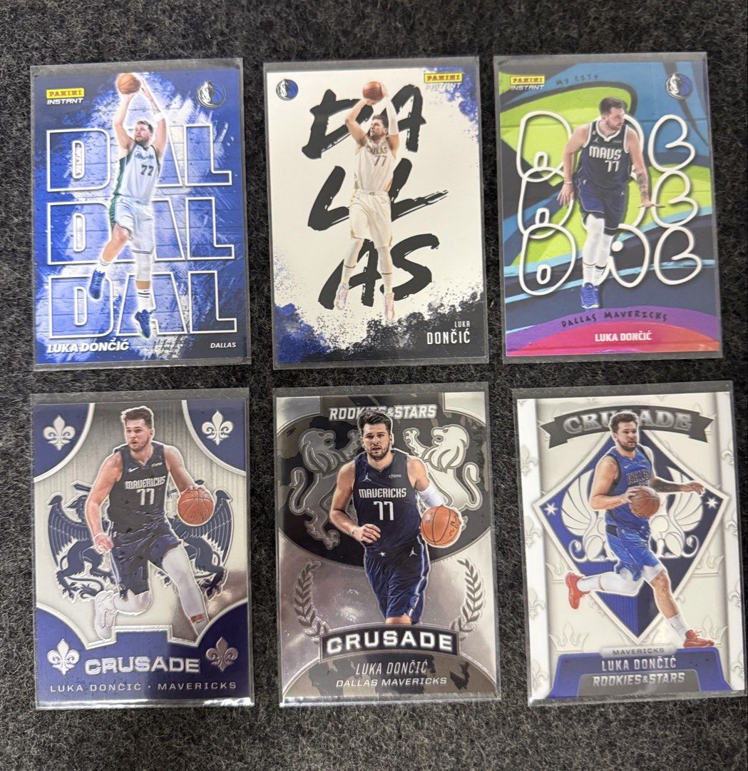 Luka Doncic Cards (6 PCS) (Category: Raw Singles) located in Dagupan City. Submitted by nehpetsaroda (Listing ID 1463034456, Image 1). Description: Sold as set.