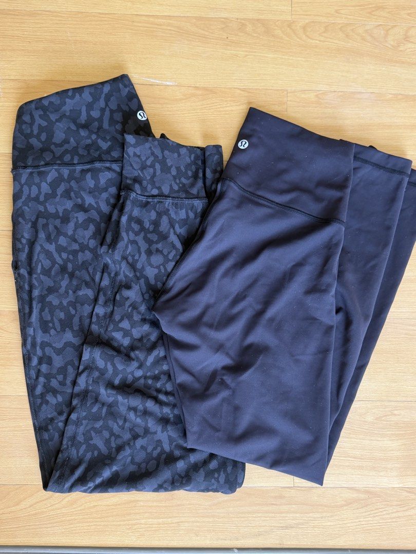Lululemon Align Leggings - Black Leopard & Navy Blue (Category: Activewear) located in Bacolor. Submitted by ieshaaa.1 (Listing ID 1462921756, Image 1). Description: - Bundle includes two pairs of Lululemon Align leggings. -Dot 6 - One pair: Black leopard print. - One pair: Solid navy blue. - Lululemon Align style: known for its incredibly soft, buttery feel. - Versatile: Ideal for workouts, yoga, or everyday lounging. - Features the iconic Lulul