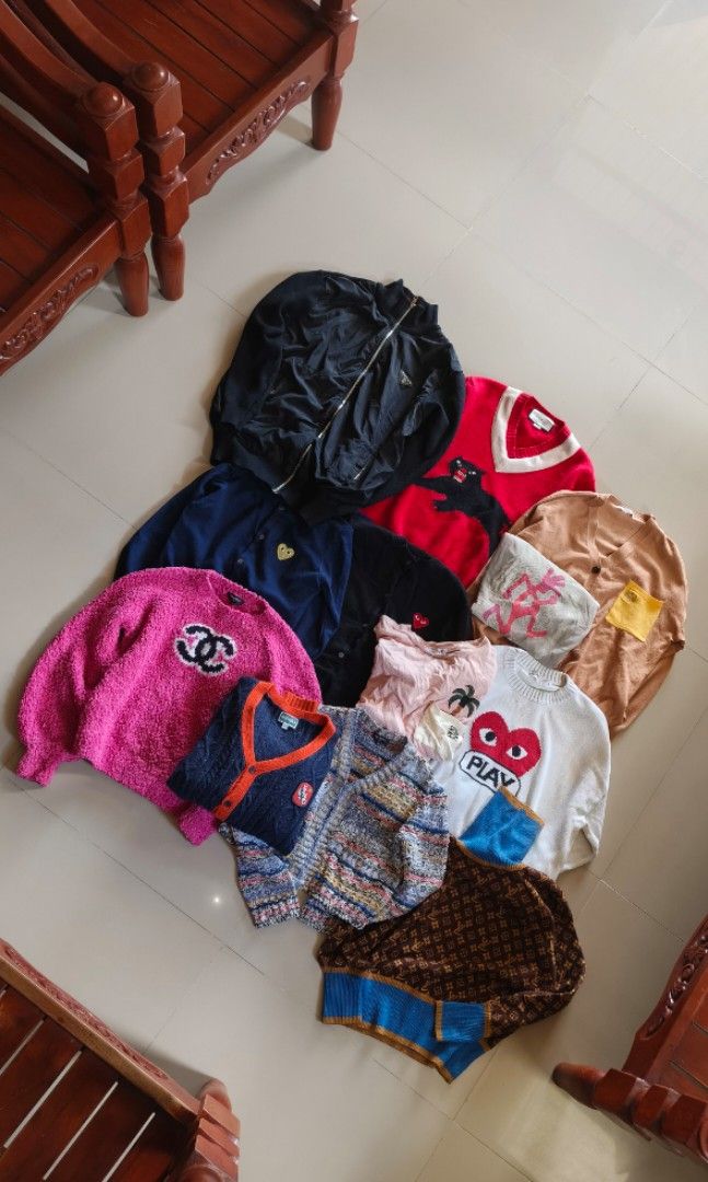 luxaries knitted cardigan (Category: Coats, Jackets and Outerwear) located in Cauayan City . Submitted by thriftyxns (Listing ID 1463110191, Image 1). Description: 800-1200 price range all of them are good as new.