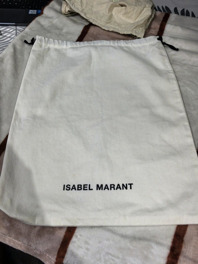 Luxury Dust Bag ( Isabel Marant) (Category: Luxury Accessories) located in Batangas. Submitted by theitemspot (Listing ID 1463019912, Image 1). Description: Lux Dust Bag (Isabel Marant) Like new No issue.