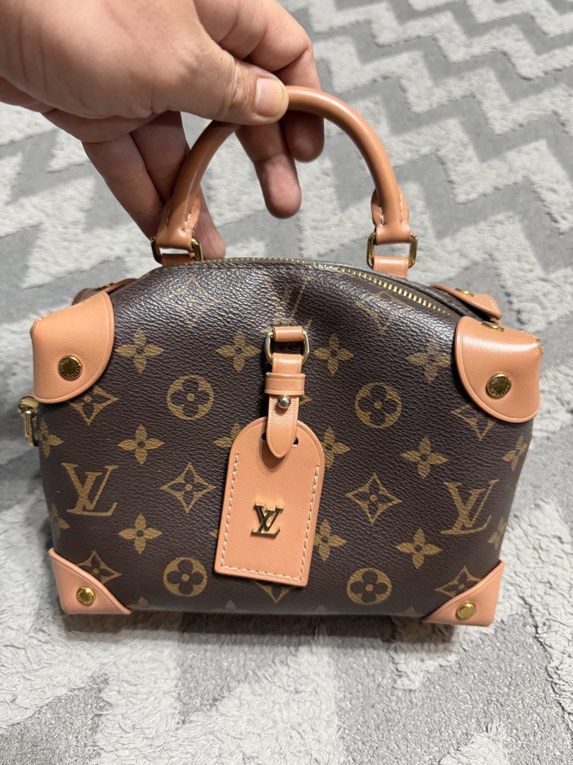 Lv - Petite Malle Souple handbag (Category: Cross-body Bags) located in Cavite. Submitted by commoncourtesy (Listing ID 1463097907, Image 2). Description: Self authentication Used condition Still very presentable .
