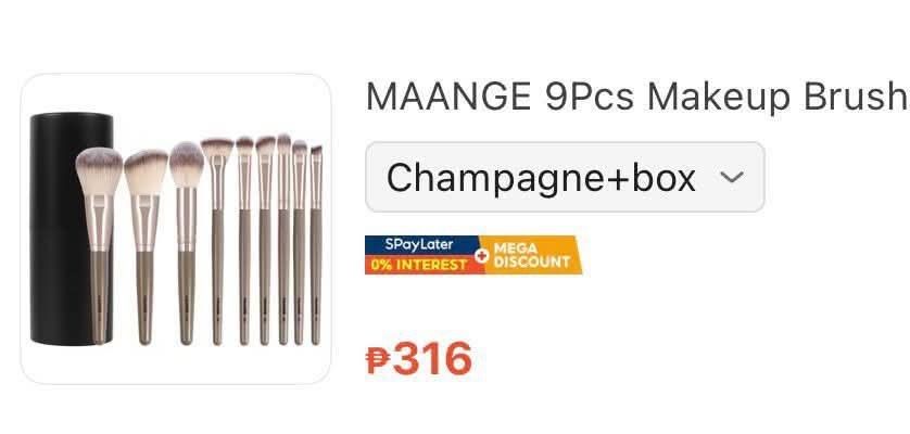 Maange 9pcs brush + barrel (Category: Makeup) located in San Jose del Monte. Submitted by yumiii24 (Listing ID 1462915269, Image 2). Description: Maange 9pcs brush + barrel ₱299 per set.