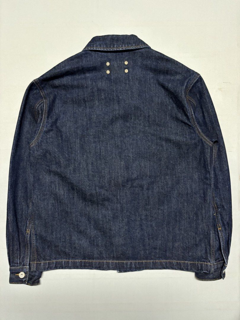 MADEN 14oz Denim Chore Coat (Category: Coats, Jackets and Outerwear) located in Baguio. Submitted by viibodegaaa (Listing ID 1463016360, Image 3). Description: MADEN 14oz Denim Chore Coat Size: S Width: 22’ Length: 26’ Price: 1880.