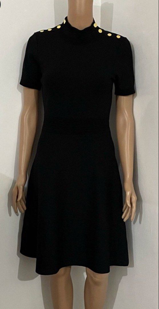 Maje Knit Dress BNWT (Category: Dresses) located in Mabalacat. Submitted by designerbrandsforless (Listing ID 1462920332, Image 1). Description: New with tag! Size:1 Measurement laid flat Shoulder 13.5” Chest 15.5-16.5” Waist 13-14” Length 37.5”.