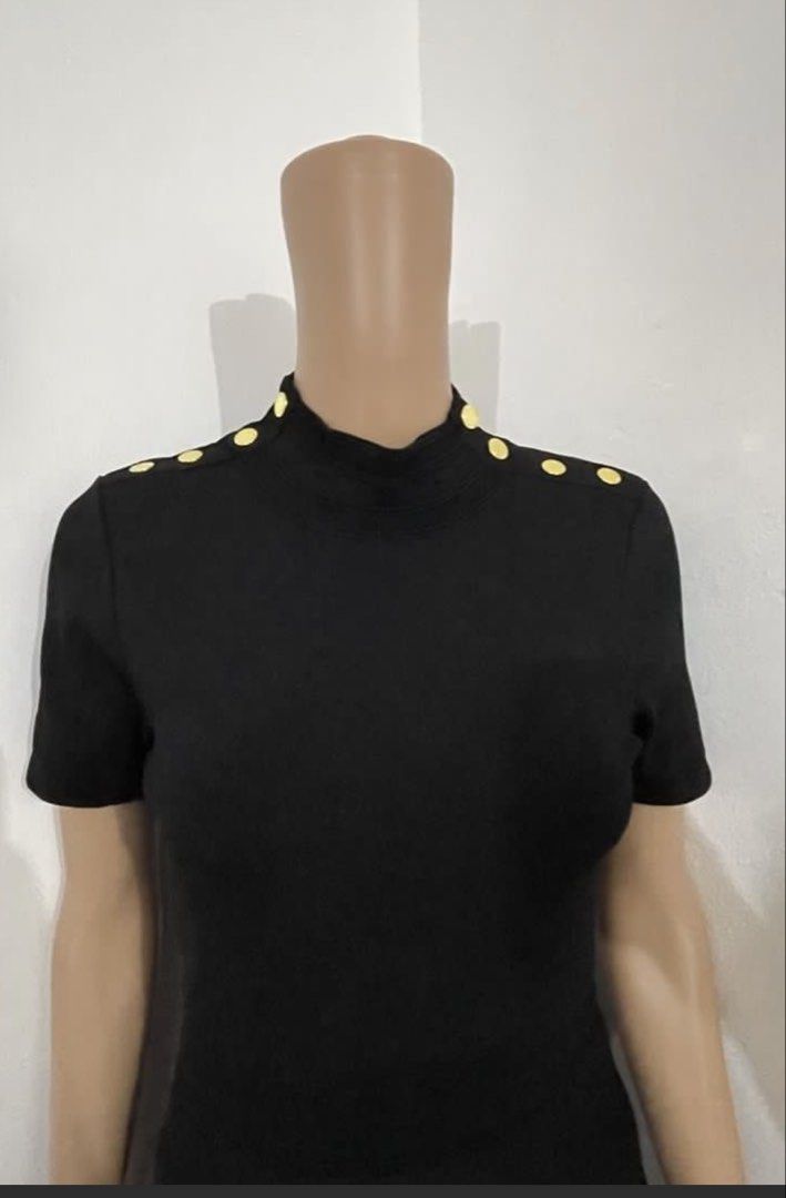 Maje Knit Dress BNWT (Category: Dresses) located in Mabalacat. Submitted by designerbrandsforless (Listing ID 1462920332, Image 3). Description: New with tag! Size:1 Measurement laid flat Shoulder 13.5” Chest 15.5-16.5” Waist 13-14” Length 37.5”.