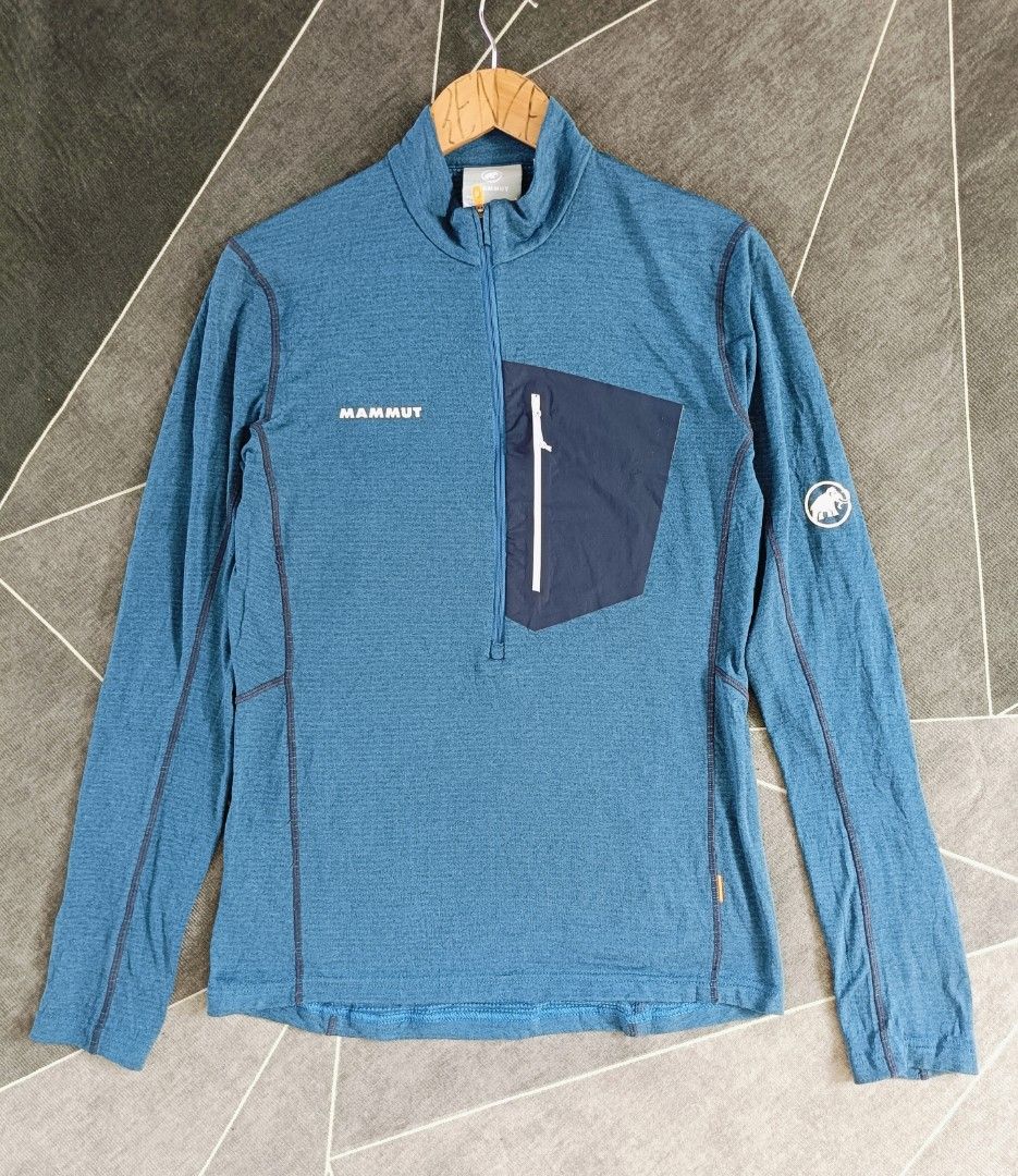 Mammut Polartec (Authentic) (Category: Coats, Jackets and Outerwear) located in Cebu City. Submitted by renzecamingay (Listing ID 1463035108, Image 1). Description: Mammut Polartec Excellent Condition Small to Medium fit Width 18.5 Length 27 850 Plus ship Only Thank you and GOD bless ☺️.
