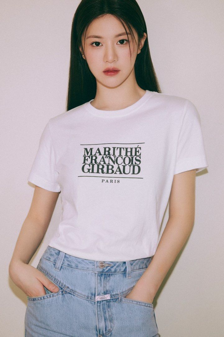 Marithe Francois Girbaud Crop Tee (Category: Shirts) located in Manila. Submitted by prettygiya (Listing ID 1463051386, Image 1). Description: size L No issues rfs. doesn’t fit me anymore.