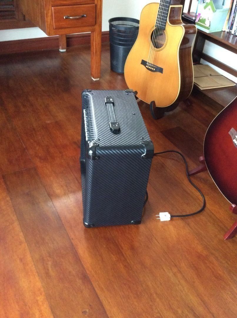Marshall MG15CFX Guitar Amplifier (Category: Musical Instruments) located in Silang. Submitted by lorenzo0000 (Listing ID 1462995897, Image 3). Description: - Marshall MG15CFX Guitar Amp - 15 Watts Power Output - Clean and Overdrive Channels - Built-in Effects: Reverb & Delay - Headphone Jack for Silent Practice - Ideal for Beginners and Practice Sessions - In good working condition Marshall MG15CFX guitar amplifier. Features include gain, bass, 