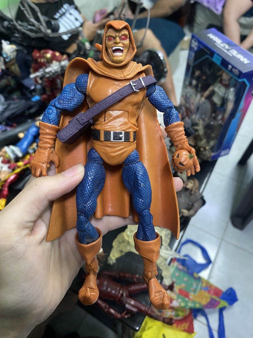 Marvel Legends Hobgoblin Action Figure (Category: Figurines & Statues) located in Manila. Submitted by luckyflower-83c4 (Listing ID 1463030633, Image 2). Description: - Marvel Legends Hobgoblin action figure - Features iconic orange and blue suit with cape and belt - Includes a pumpkin bomb accessory - Highly poseable for display - A must-have for any Marvel collector.