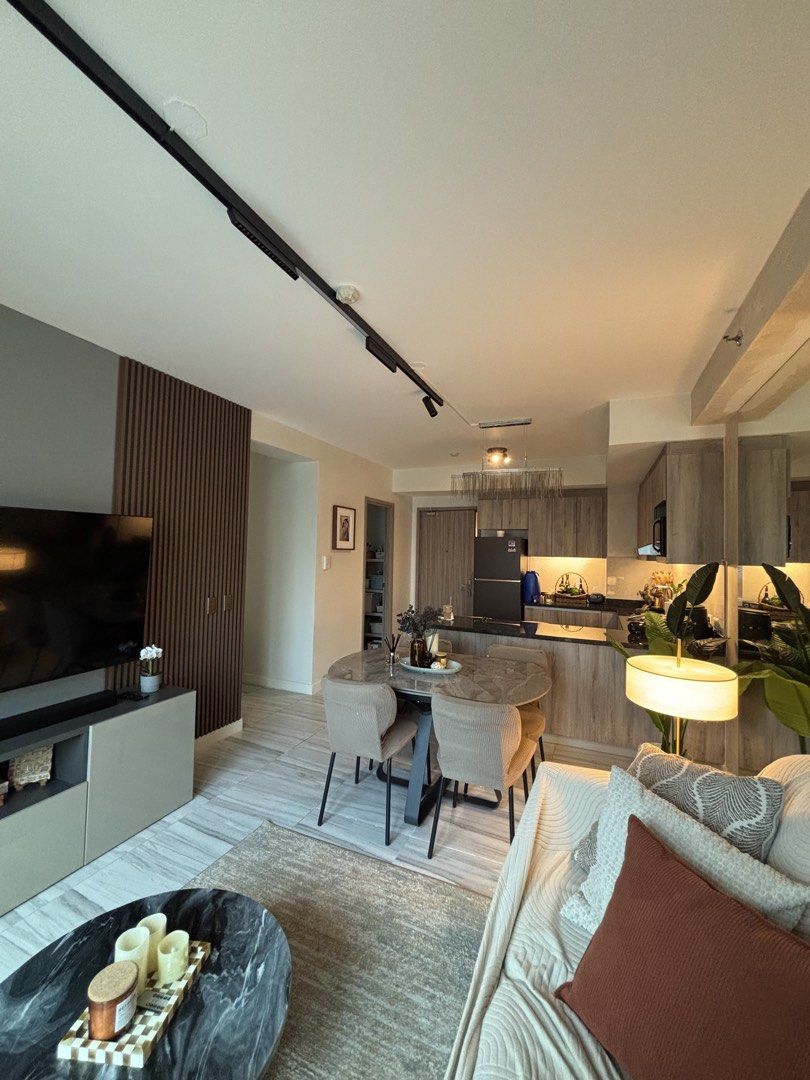 Maven at Capitol Commons (2BR with 1 PS) (Category: Apartments & Condos) located in Manila. Submitted by mpb2020 (Listing ID 1459620293, Image 3). Description: Elevate your urban living experience with this high-floor, meticulously maintained 2-bedroom condominium unit located in the prestigious Maven tower at Capitol Commons, Pasig City. Spanning 79 square meters on the 54th floor, this property offers a seamless blend of modern design, comfort,