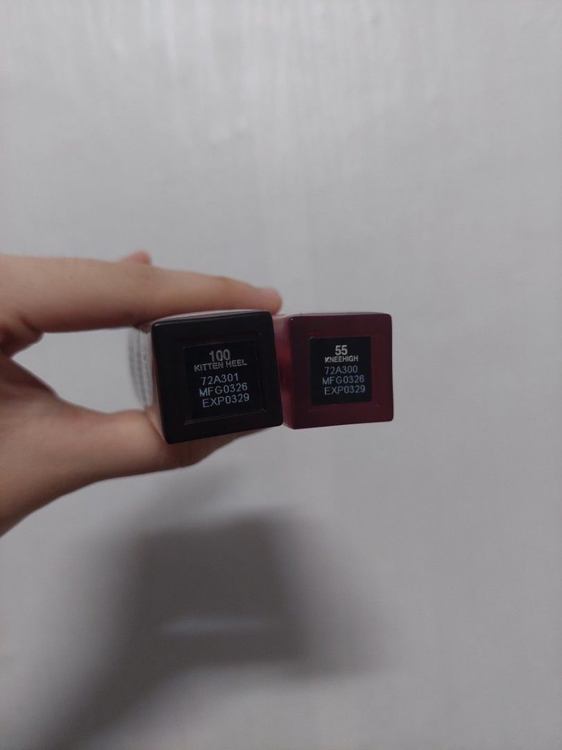 Maybelline Teddy Tint (Category: Makeup) located in Meycauayan. Submitted by ivyhaven (Listing ID 1463001154, Image 3). Description: BNEW MAYBELLINE TEDDY TINT Mint condition, still unopened, still has the plastic intact PHP: 300PHP EACH Shades: Kitten Heel 100, Knee High 55 MOP: GCash MOD: JnT/Lalamove (buyer shoulders sf) Loc: Meycauayan, Bulacan.