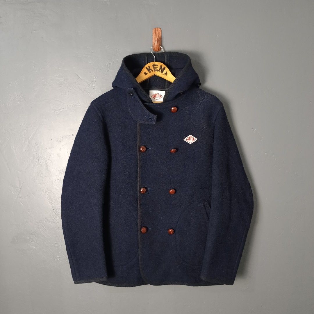 Men's - Danton (Category: Coats, Jackets and Outerwear) located in Bacolod City. Submitted by drop.ph (Listing ID 1462987557, Image 3). Description: Danton - Wool Mosser Jacket Authentic *Navy *Size M - 20.5x27 *Very Good *Fade on shoulder *Price: 2,000php *Add SF if outside Bacolod City .