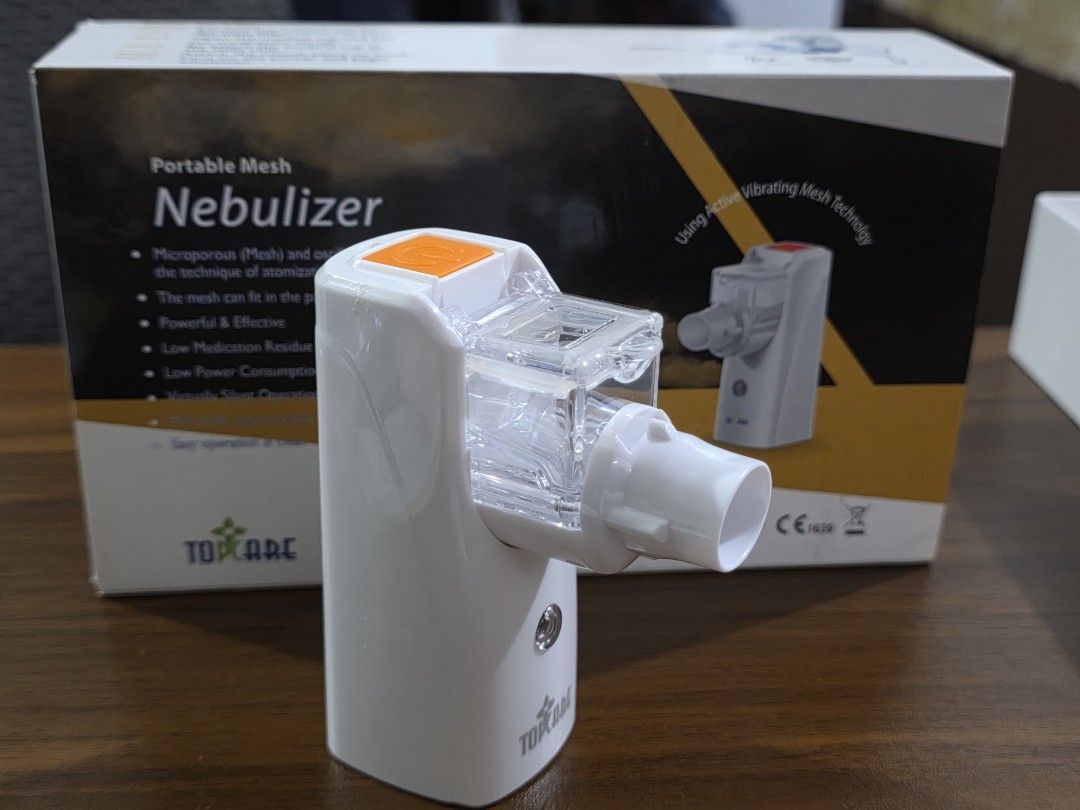 Mesh Nebulizer Portable (Category: Medical Supplies & Tools) located in Quezon City. Submitted by judaimedonlineshop23 (Listing ID 1463039948, Image 1). Description: MESH NEBULIZER PORTABLE ONHAND COD.