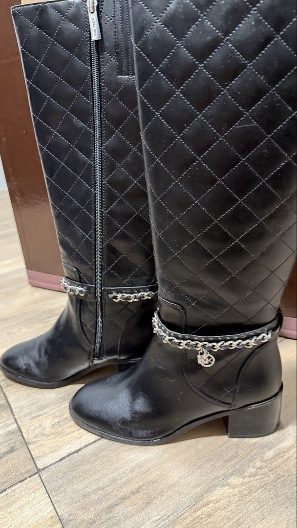 Michael Kors Elsa Tall Boots US 8 (Category: Boots) located in Pasig City. Submitted by mendd (Listing ID 1463046333, Image 1). Description: used but not abuse, used 2-3x only comes with original box .
