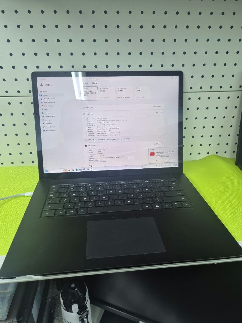 Microsoft surface (Category: Laptops & Notebooks) located in Singapore. Submitted by cloudinfotech04-76 (Listing ID 1462971349, Image 3). Description: 🔥 MICROSOFT SURFACE A1979 – CORE i7 11TH GEN 🔥 💻 Specifications: • Intel Core i7 11th Gen Processor • 16GB RAM • 512GB SSD • Windows 11 • Touchscreen Display • Wi-Fi & Bluetooth • Slim, Lightweight & Premium Design ✅ Good Working Condition ✅ Tested & Ready to Use ✅ Suitable for Office, Study, Bu
