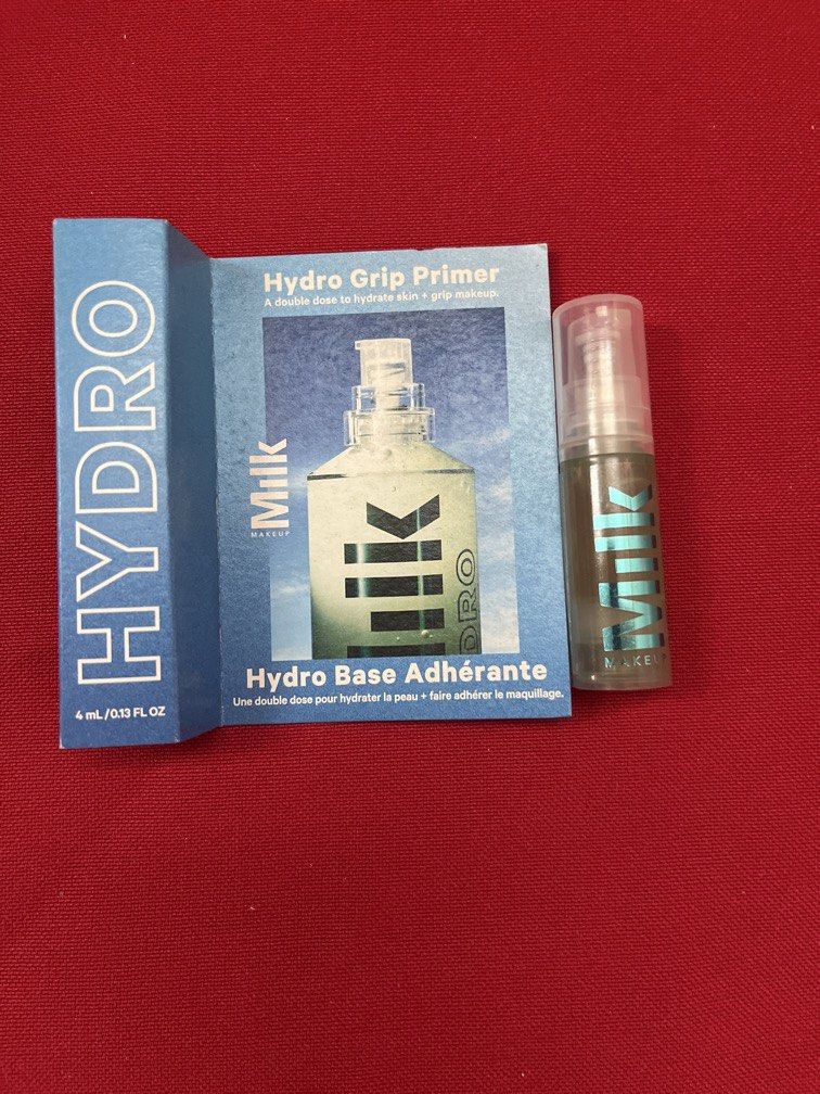 MILK MAKEUP HYDRO GRIP PRIMER (Category: Makeup) located in Manila. Submitted by luxeclassyshop (Listing ID 1462903517, Image 1). Description: 4ml 12pcs Original MILK MAKEUP HYDRO GRIP PRIMER Brandnew Authentic .