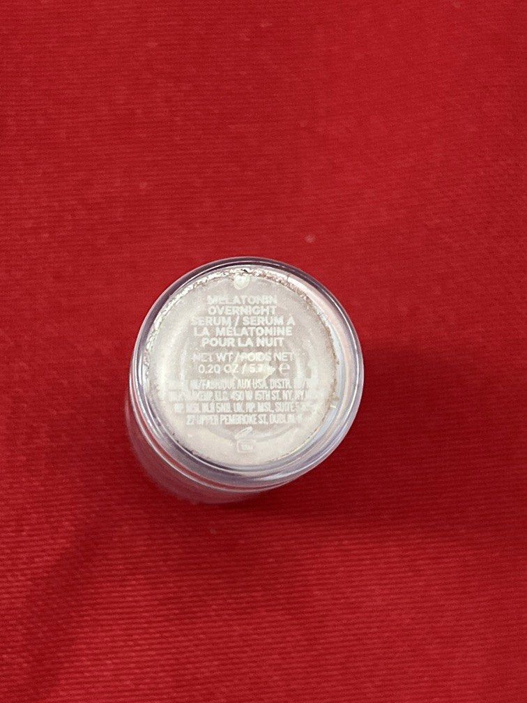MILK MAKEUP MELATONIN OVERNIGHT SERUM (Category: Face Care) located in Manila. Submitted by luxeclassyshop (Listing ID 1462912788, Image 2). Description: No box MILK MAKEUP MELATONIN OVERNIGHT SERUM 5.7g PURPLE NO BOX .