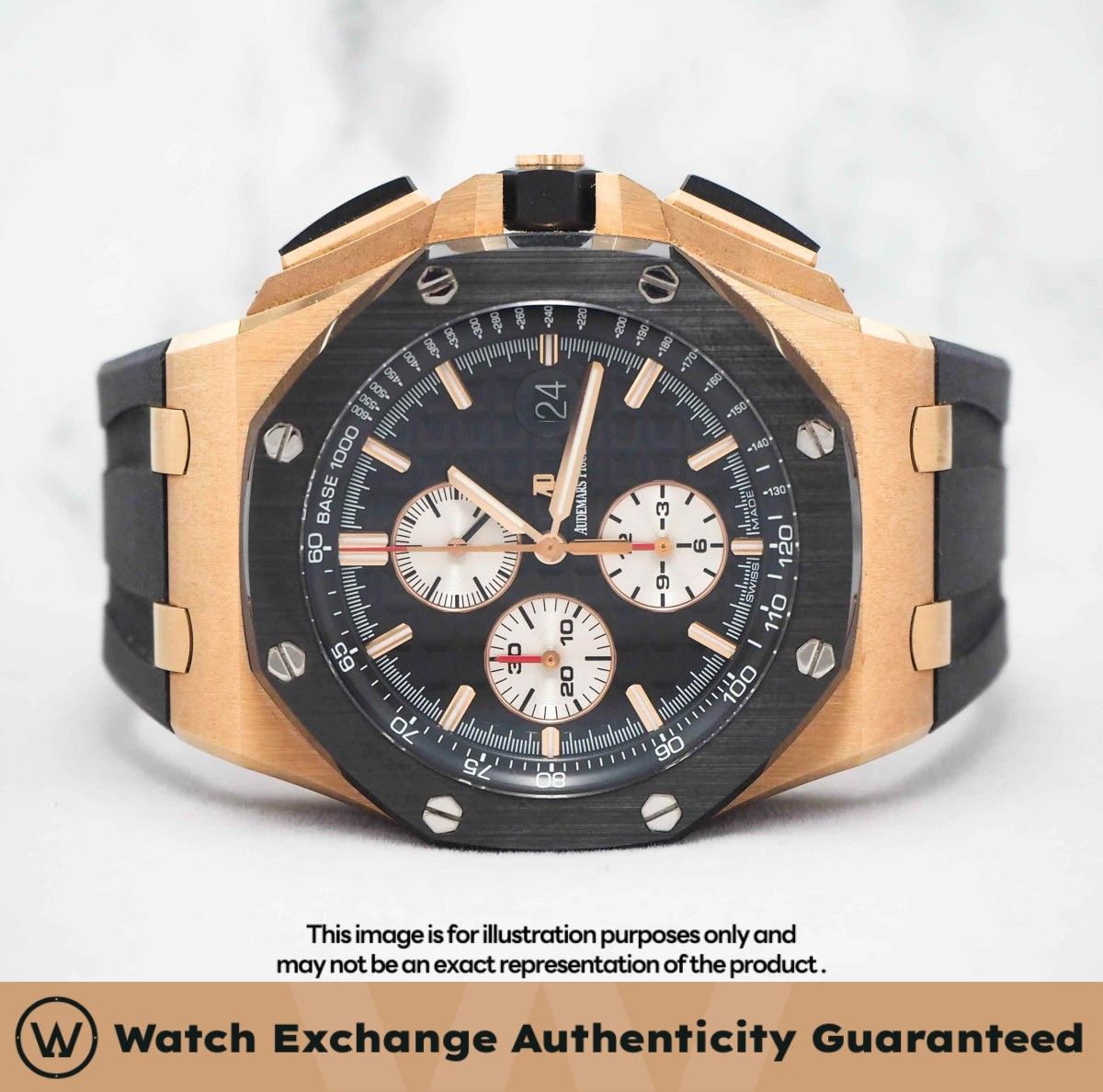 [Mint] Audemars Piguet Royal Oak Offshore Strap 26401RO.OO.A002CA.01 26401RO AP Black Dial Z26777 Mar 2015 (Category: Watches) located in Singapore. Submitted by watchexchange.sg (Listing ID 1451619889, Image 1). Description: [Mint] Audemars Piguet Royal Oak Offshore Strap 26401RO.OO.A002CA.01 26401RO AP Black Dial Z26777 Mar 2015 Price: $36,300 Brand: Audemars Piguet Model: 26401RO.OO.A002CA.01 Condition: Mint Dial: Black Case Diameter: 44mm Mat