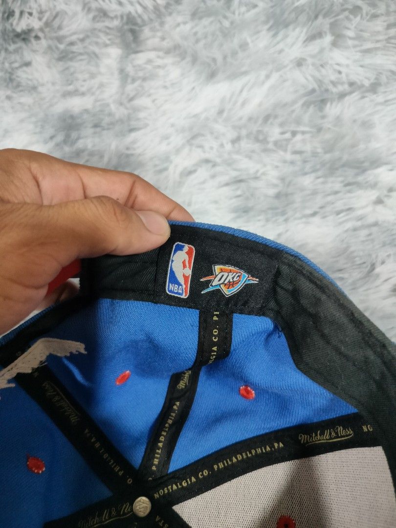 Mitchell & Ness OKC Thunders (Category: Caps & Hats) located in Midsayap. Submitted by rogeandrei29987 (Listing ID 1462996845, Image 3). Description: 📌OKC by Mitchell and Ness •Snapback •10/10 cr •Washed and ready to wear✅ •No issue •As New MOP: Gcash Courier✈️: J&T Unli vouch/Vc with item Loc: Kabacan, North Cotabato/Parang Maguindanao❤️.