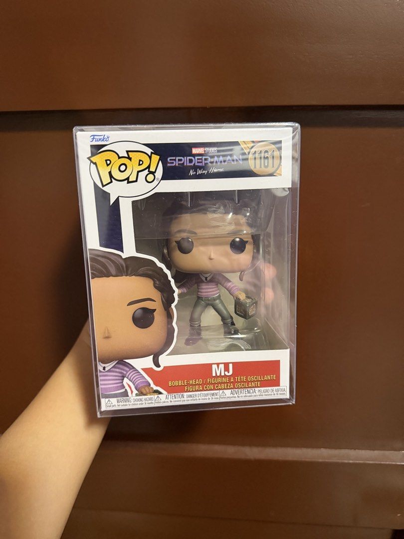 MJ SPIDERMAN FUNKO POP (Category: Designer & Blind Box Toys) located in Munoz. Submitted by abigailjadeee (Listing ID 1462952356, Image 1). Description: With protector 🥰.