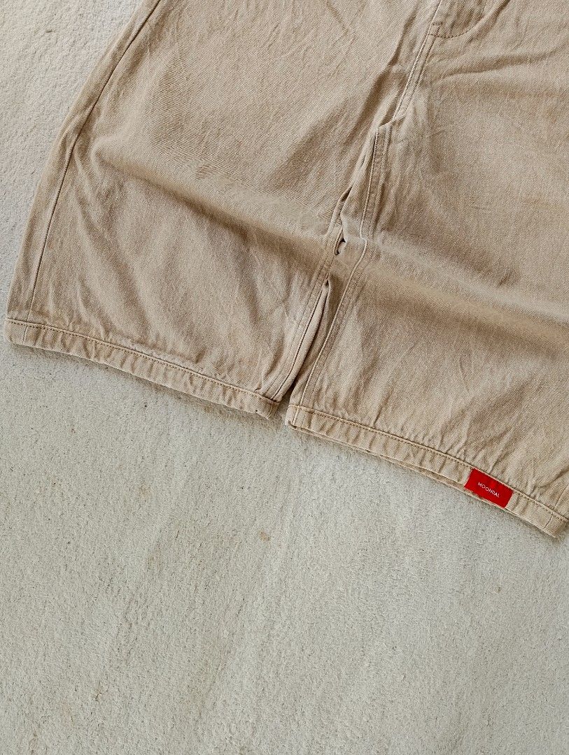 MOONDAL Beige Denim Jorts (Category: Shorts) located in Caloocan City. Submitted by sharpthreads18 (Listing ID 1462899337, Image 3). Description: ‎________________ ‎📏DIMES (INCHES) ‎• Waist / 28 ‎• Length / 25 ‎• Thigh / 13 ‎• Hem / 10.5 ‎________________ ‎🧷DETAILS ‎• Issue: none ‎• Need wash ‎• Excellent Condition ‎• Hard, Thick, and Heavy Denim.