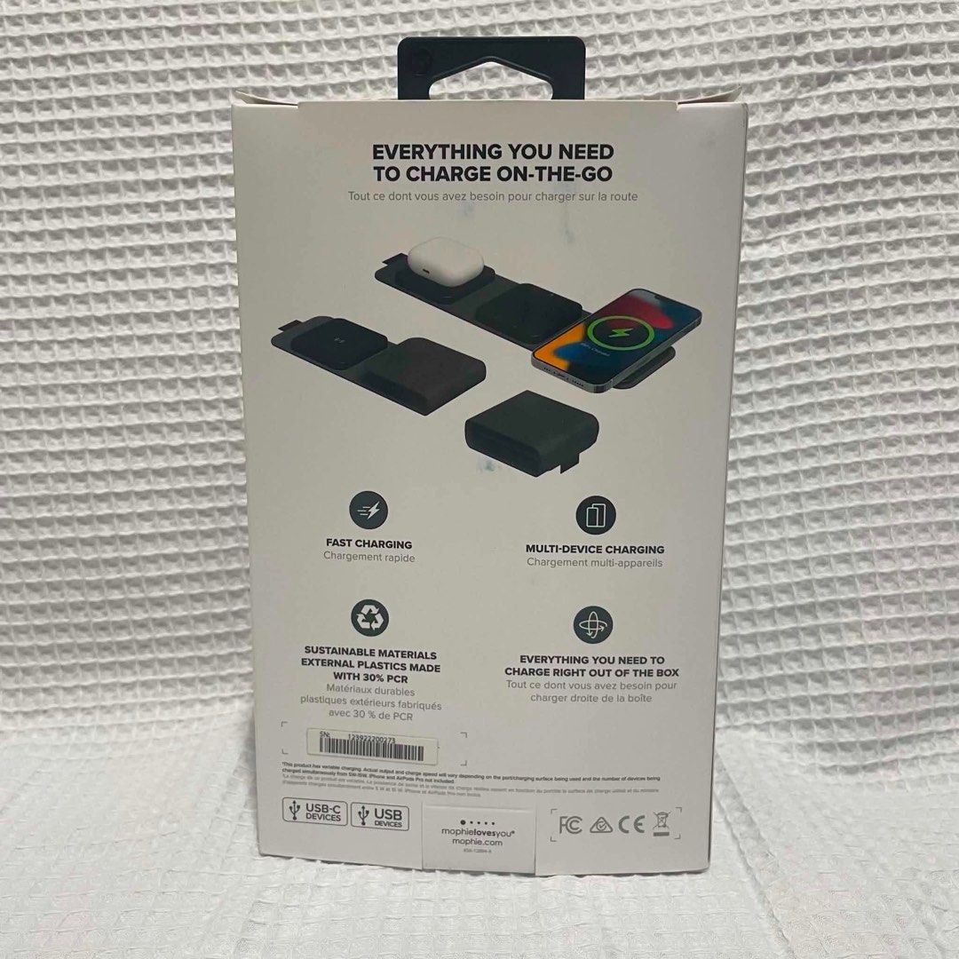 Mophie multi device travel charger (Category: Chargers & Cables) located in General Trias. Submitted by charlie.shop (Listing ID 1463065217, Image 2). Description: Brand new Mophie snap+ multi device charger Og price 5490 Selling for only 1500 Cavite loc.