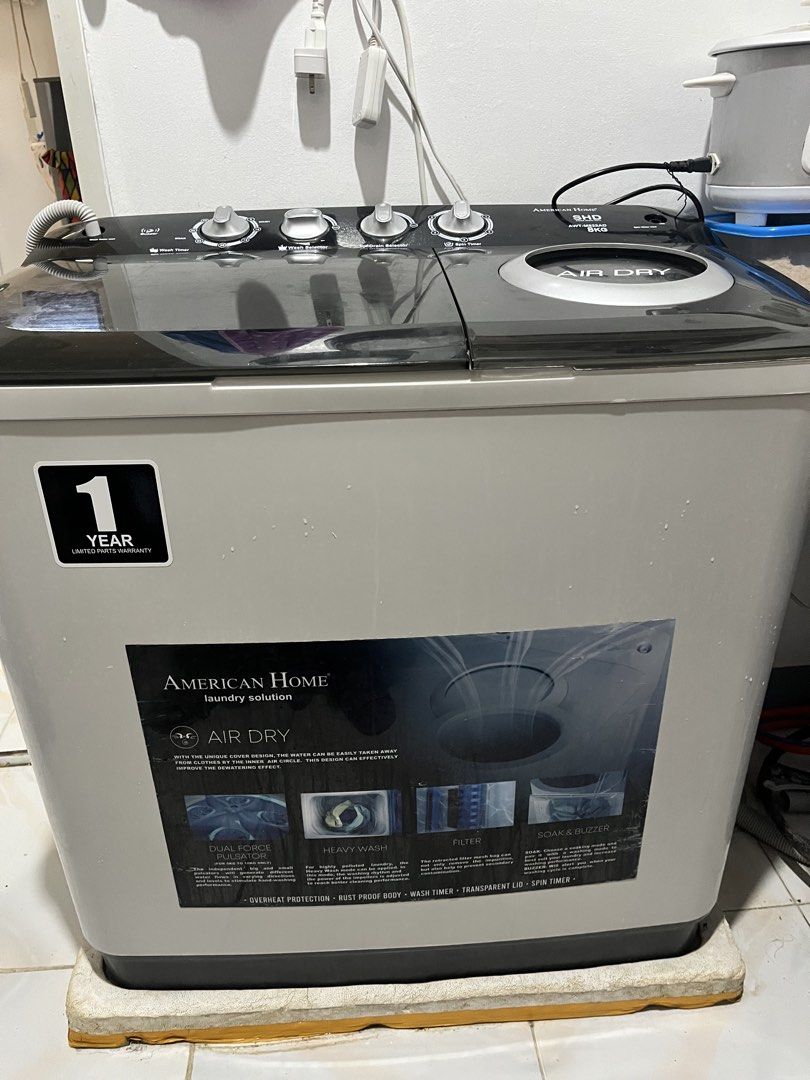 Moving Out Sale! (Category: Other Home Appliances) located in Caloocan City. Submitted by work.dmarissa-14067 (Listing ID 1462946553, Image 1). Description: Washing Machine With Air Dryer No issue.