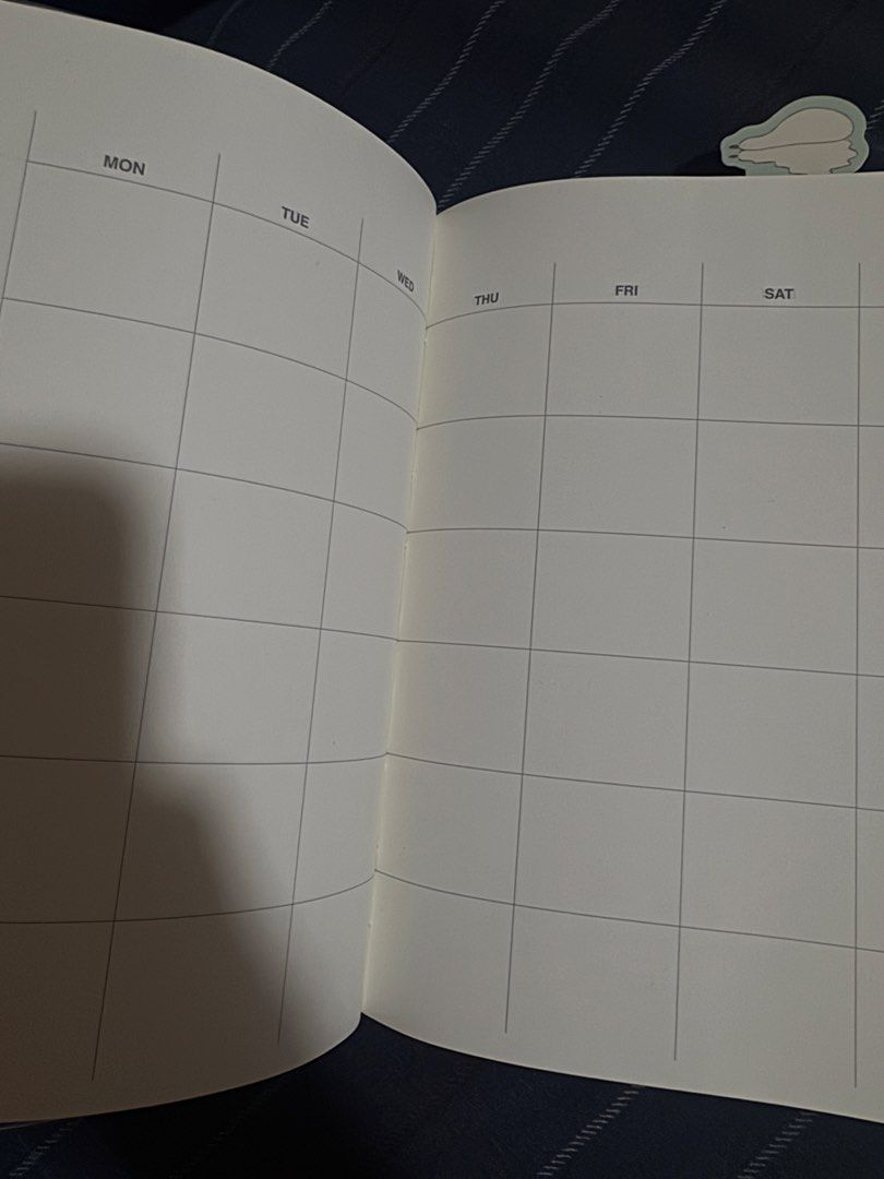 Muji Undated A5 Planner (Category: Stationery & School Supplies) located in Marikina City. Submitted by futurasansss (Listing ID 1463022629, Image 3). Description: 😩 Someone gifted me my dream planner and I can’t use this one anymore ⭐️ New new new ⭐️ I wrote on only 1 page ⭐️ Cute customization already ⭐️ My baby needs a new home, won’t you adopt her? 😊 Why buy from meeeee 🩵Can ship nationwide thru Gogo Express or LBC (sf co buyer) 🩵 Replies