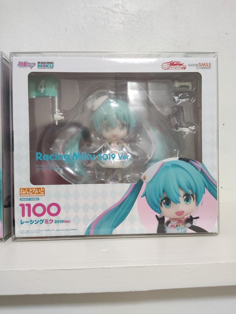 Nendoroid Racing Miku 2019 & 2021 (Category: Figurines & Statues) located in Baguio. Submitted by kodiak_39 (Listing ID 1462923686, Image 2). Description: Condition: Both are MISB with box protector included 🏷️ Racing Miku 2019: Php 3000 Racing Miku 2021: Php 3000 Payment through Gcash 🚚 Shipping through LBC or J&T shouldered by buyer 📍Location: Baguio City What you see is what you get. PM for additional inquiries.